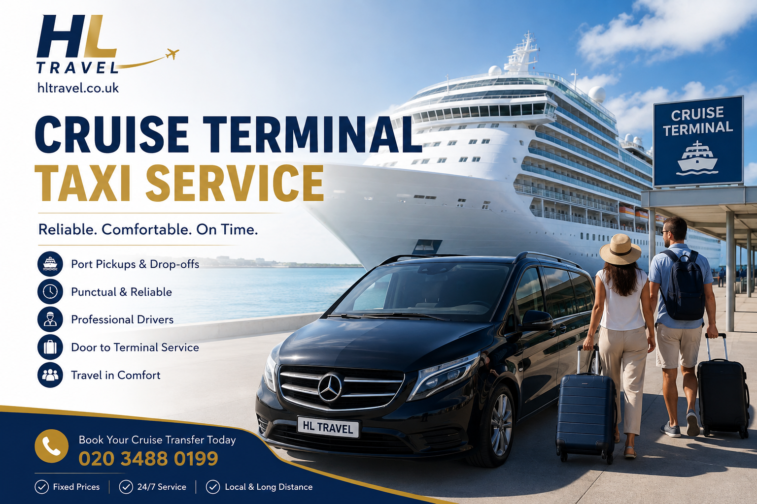 Stress-Free Travel with Reliable Cruise Terminal and Airport Transfer Services